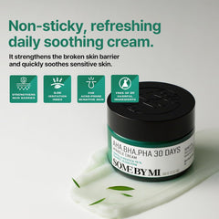 Soonsu Beauty AHA BHA PHA 30 Days Miracle Cream packaging design