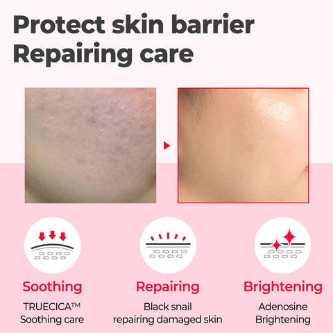 Soonsu Beauty Snail Truecica Miracle Repair Serum packaging design