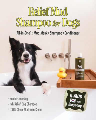 BRMUD Relief Mud Shampoo for Dogs 500ml