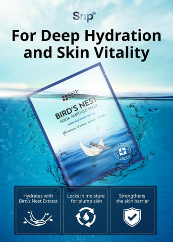 Soonsu Beauty Bird's Nest Aqua Ampoule Mask packaging design