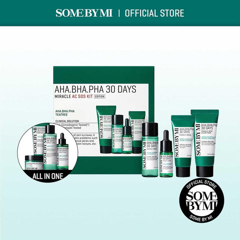 Soonsu Beauty AHA BHA PHA 30 Days Miracle AC SOS Kit side view