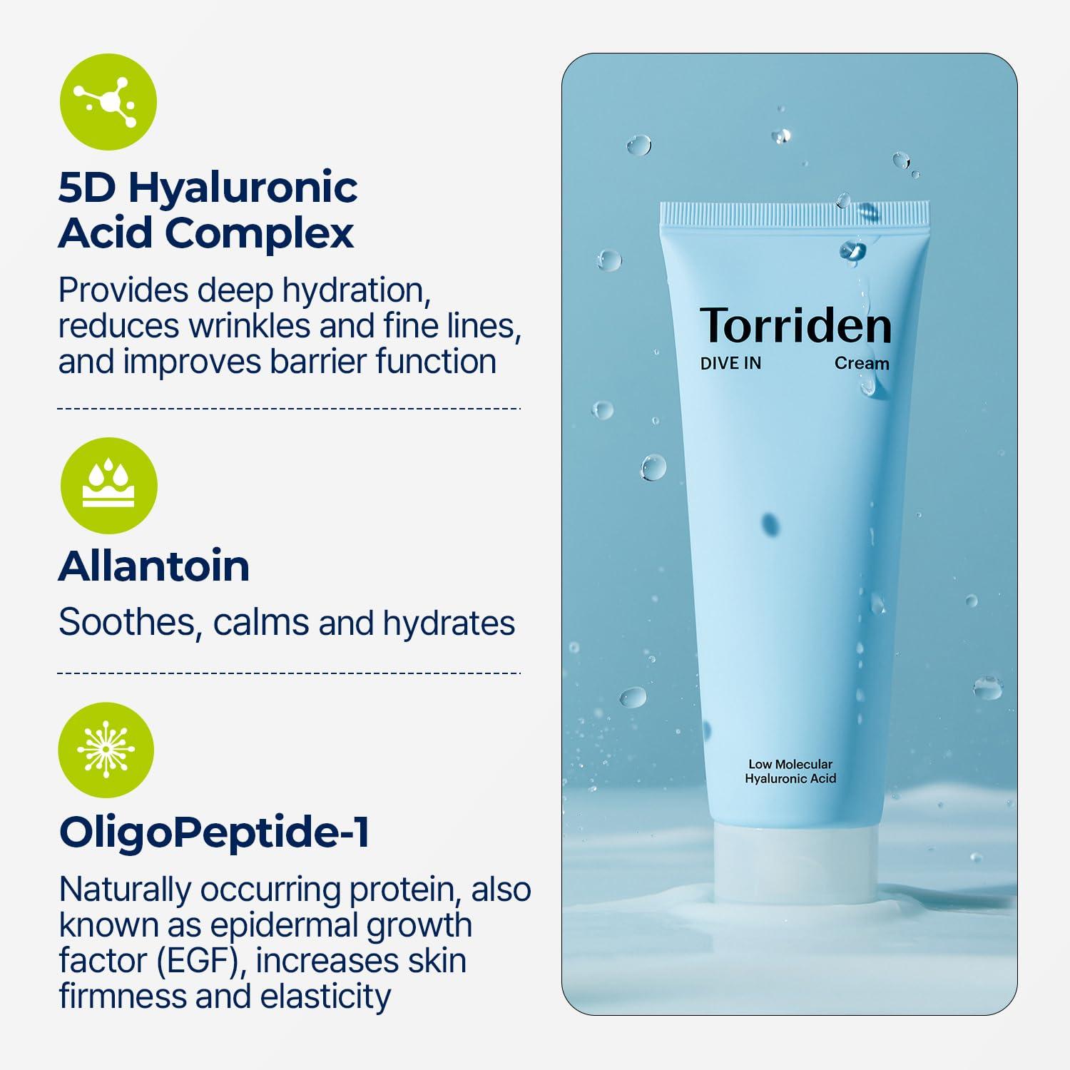 Soonsu Beauty DIVE IN Low Molecular Hyaluronic Acid Cream packaging design