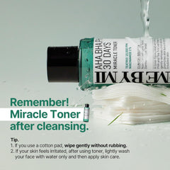 Soonsu Beauty AHA BHA PHA 30 days Miracle Toner application use