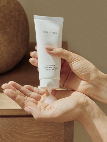 One Thing Centella Soothing Cream 100ml (2-Pack 1+1) Free Soothing Mask Pack