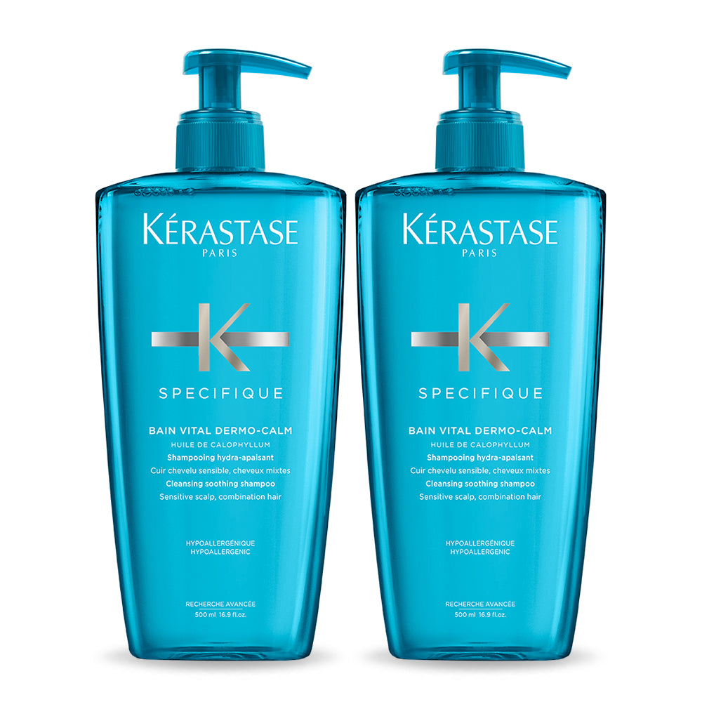 Kerastase Bain Vital Shampoo 500ml Duo (Dry & Sensitive Scalp)