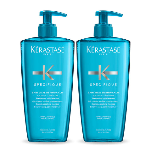 Kerastase Bain Vital Shampoo 500ml Duo (Dry & Sensitive Scalp)