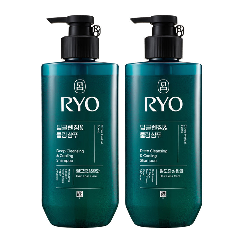 Ryo Cheong-A Deep Cleansing Cooling Shampoo 480ml (2 pack)