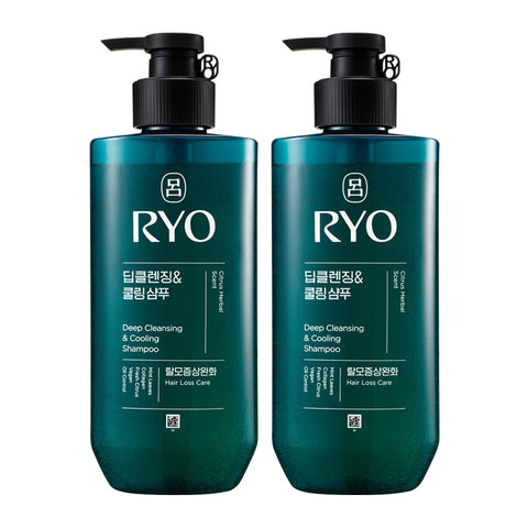 Ryo Cheong-A Deep Cleansing Cooling Shampoo 480ml (2 pack)
