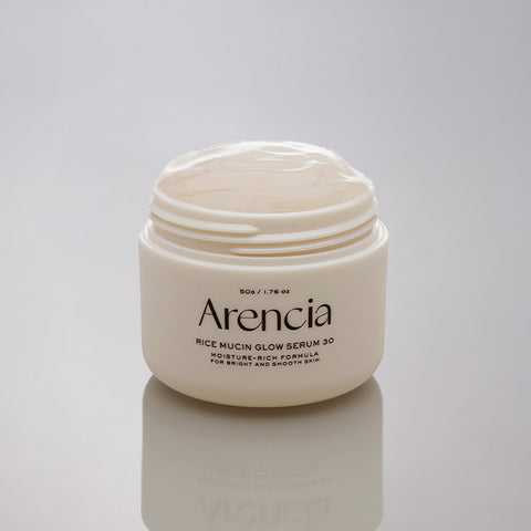 Arencia Rice Mucin Glow Serum 30ml + Serum30 50g