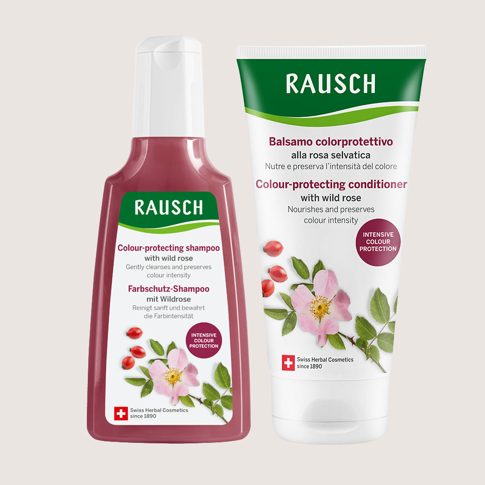 RAUSCH Wild Rose Color-Protecting Shampoo 200ml & Conditioner 150ml Duo