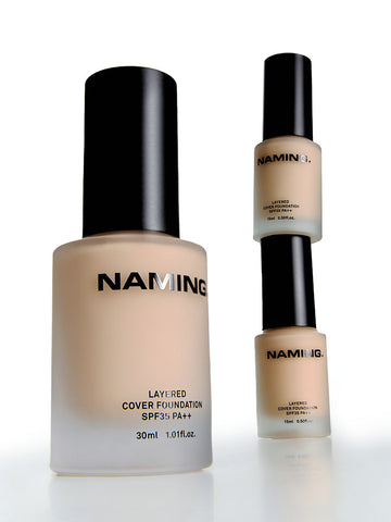 NAMING. Layered Cover Foundation 30ml