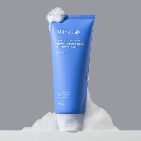 Milk Baobab Milba Lab Jeju Lava Seawater Moisturizing Mildly Acidic Cleansing Foam 200ml