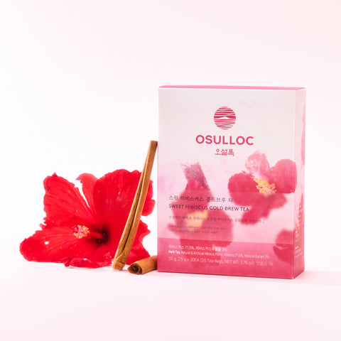 OSULLOC Sweet Hibiscus Cold Brew Tea 20 Tea Bags 50g