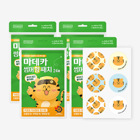 DongKook Pharmaceutical Madeca Summer Scent Patch 24 sheets x 4 (96 sheets) Citronella Patches for Infants & Children