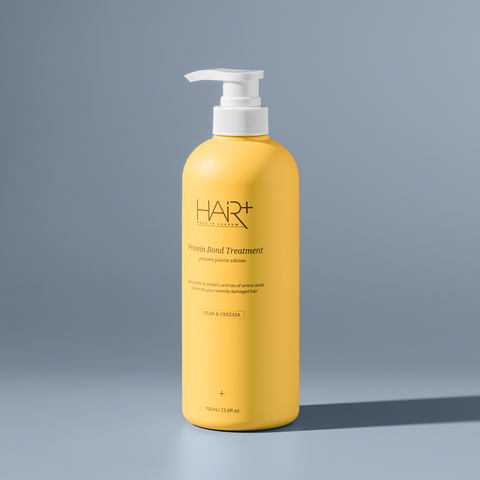 HairPlus Freesia Perfume Protein Heat-Protect Intensive Clinic Set (Shampoo, Treatment & Hair Essence)