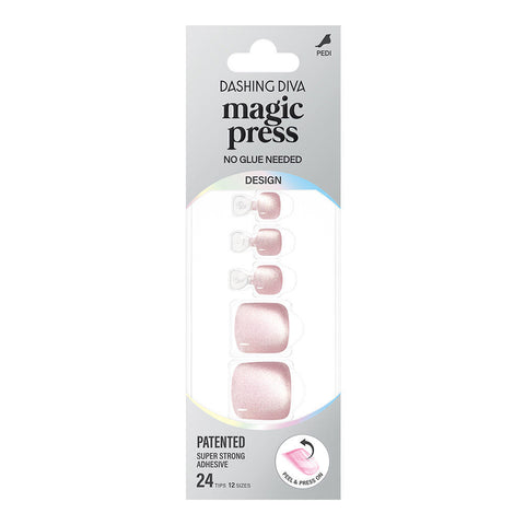 Dashing Diva Magic Press Pedicure Dewy Mauve