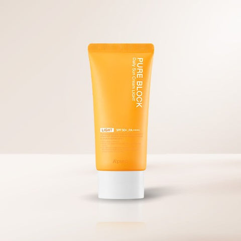 A'PIEU Pure Block Natural Daily Sun Cream Light 50ml (2 Pack)