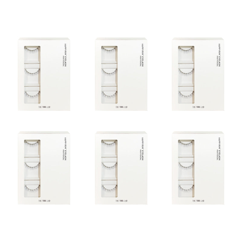 The Tool Lab Happy Rim 2nd Strand Faux Partial Eyelashes (6 Pack) (18 Pairs)