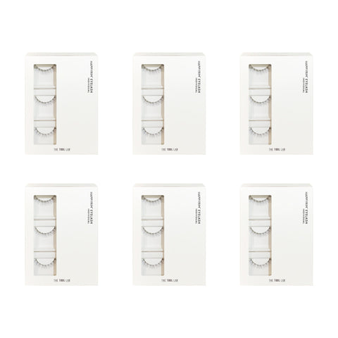 The Tool Lab Happy Rim 2nd Strand Faux Partial Eyelashes (6 Pack) (18 Pairs)
