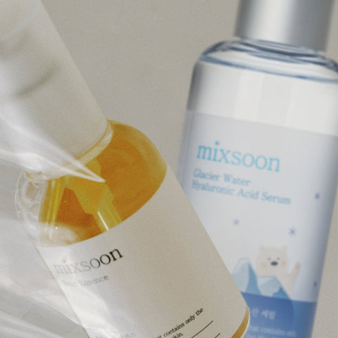 Mixsoon Radiance Layering Set (Soy Essence 50ml + Glacial Water Hyaluronic Serum 100ml)
