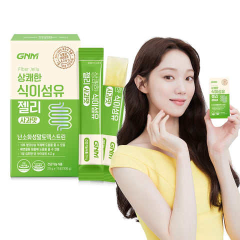 GNM Refreshing Dietary Fiber Jelly Apple Flavor (1 Pack)