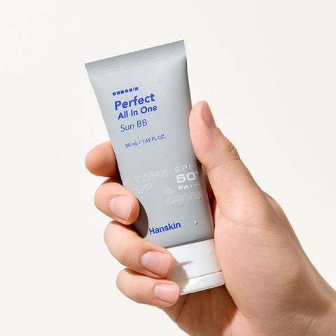 Hanskin Perfect All-in-One Lotion 115ml + Sun BB 50ml
