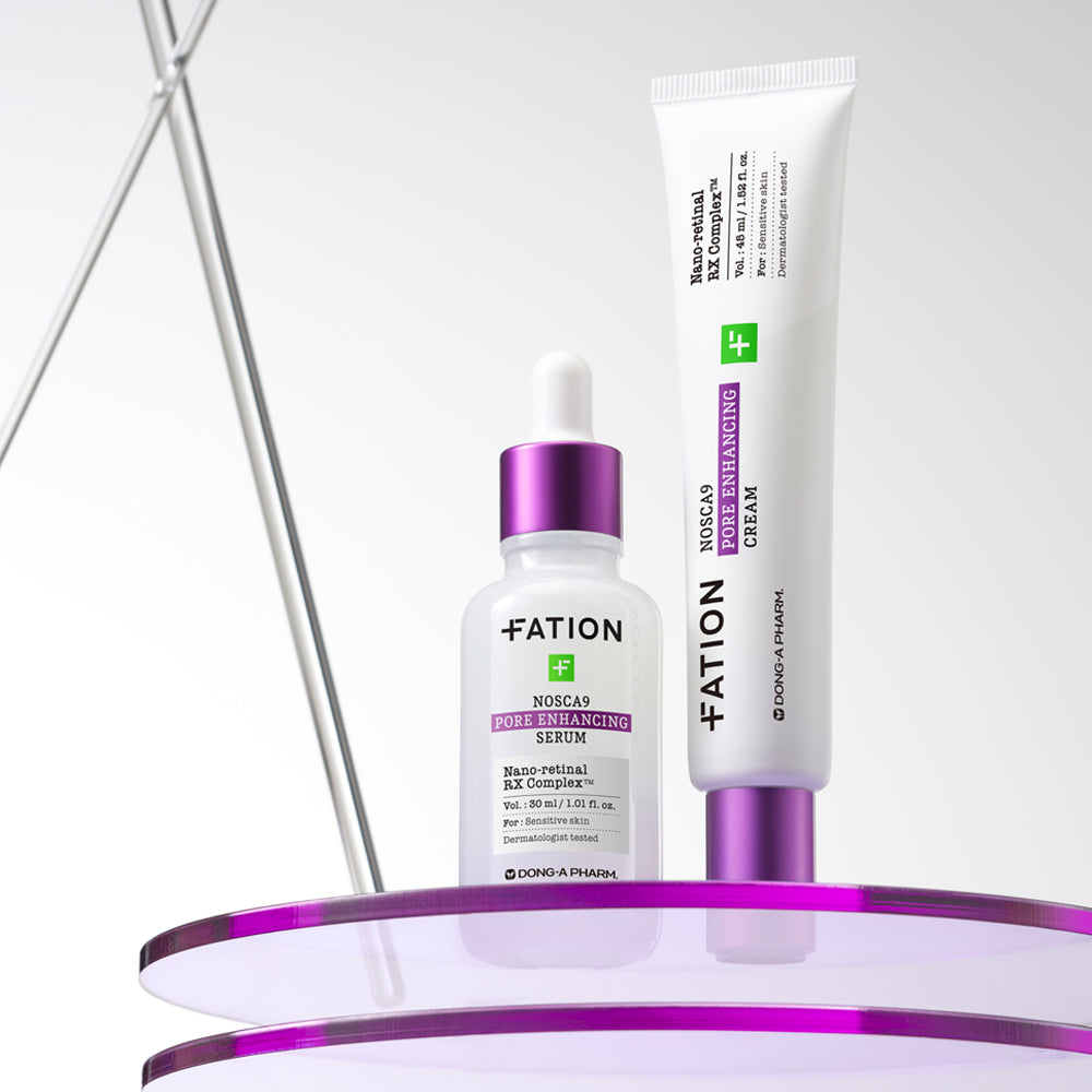 FATION Nosca9 Trouble Pore-Elasticity Serum & Cream Set (2-piece)