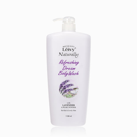 Leivy Lavender Body Wash 1150ml + Body Lotion 750ml 2-Piece Set
