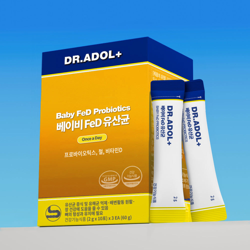Dr. Adol Baby FeD Infant Probiotics with Vitamin D
