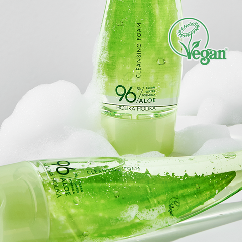 Holika Holika Aloe Clean Water Formula 96% Cleansing Foam 150ml