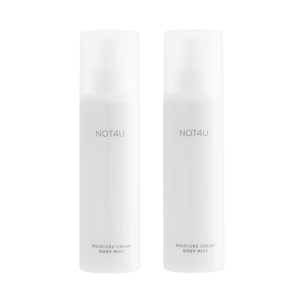NOT4U Moisture Cream Body Mist - Musk, 200ml (2 Pack)