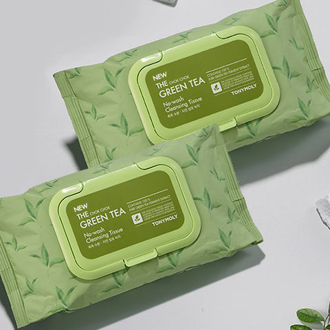 TONYMOLY The Chok Chok Green Tea No-Wash Cleansing Tissues (200 sheets)