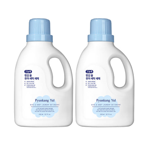 Pyunkang Yul Kids Concentrated Unscented Baby Laundry Detergent 1.5L x 2