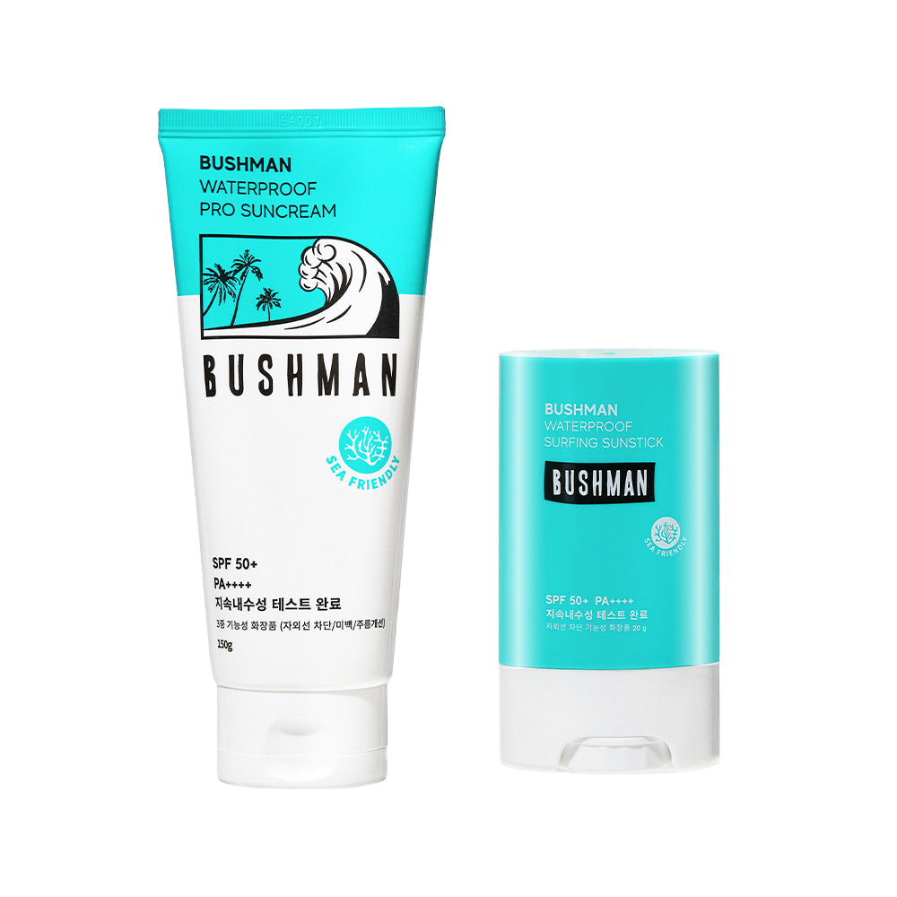 Bushman Waterproof Sunscreen 150g + Sun Stick 20g Set SPF50+ PA++++