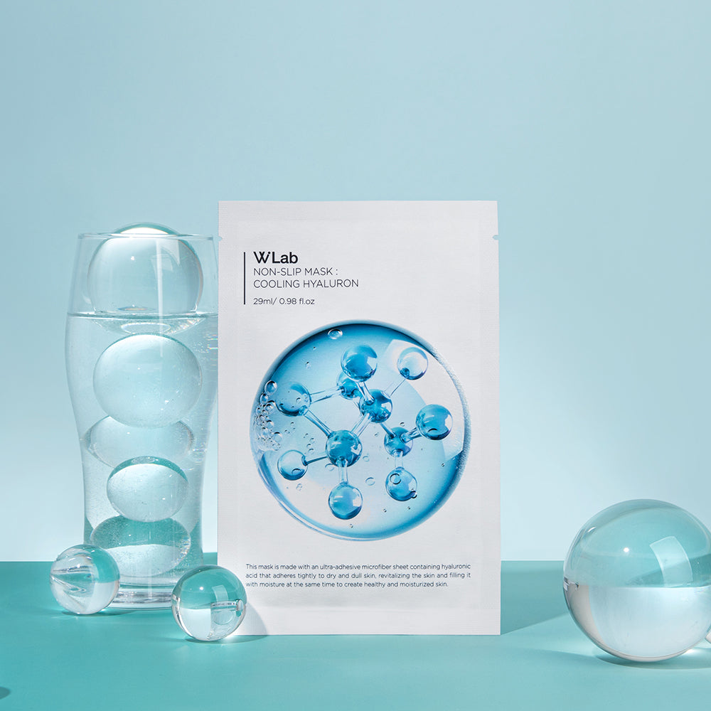 W.Lab Non-Slip Cooling Hyaluronic Acid Mask (1 Sheet, 29ml)