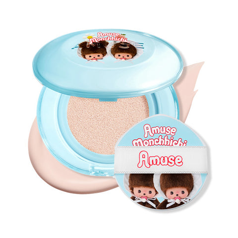 Amuse Airy Pore Cover Cushion (15g) SPF50+ Monchhichi Limited Edition