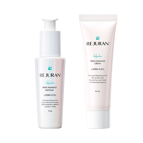 Rejuran Healer Triple Radiance Ampoule 30ml + Radiance Cream 50ml Set