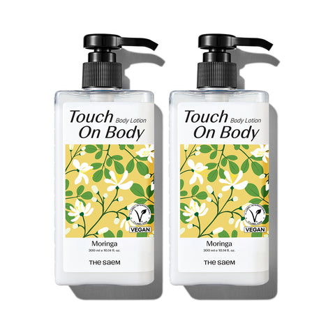 The Saem Touch On Body Moringa Body 1+1 (Lotion + Wash)