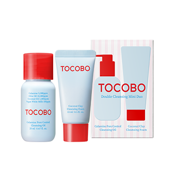 Tocobo Double Cleansing Mini Duo (Cleansing Oil 20ml + Cleansing Foam 15ml)