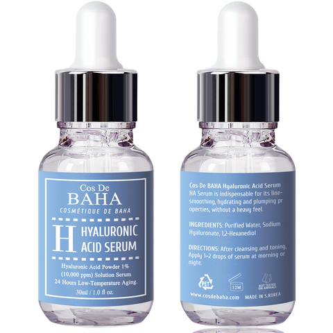 Cos De BAHA H Hyaluronic Acid 1% Serum 30ml