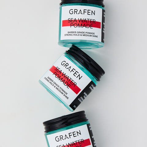 Grafen Jeju Sea Water Water-Based Pomade Wax 100g (2 Pack) - Mini Color Cream Gift