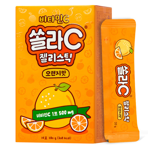 Koreaeundan Vitamin C Sola C Jelly Stick (Orange) 14 sticks x 3 packs