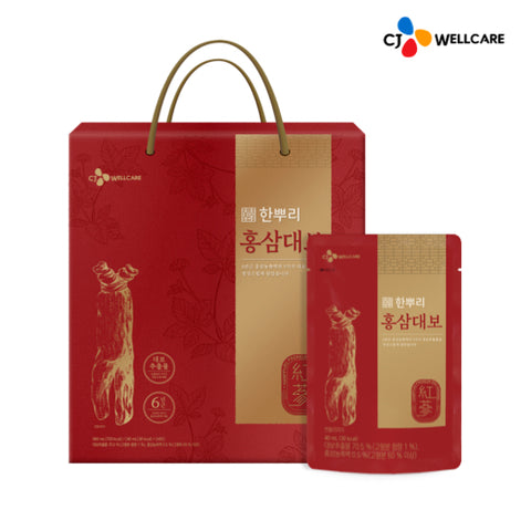 CJ Wellcare Hanppuri Hongsam Daebo (1 Pack / 24 Sticks)