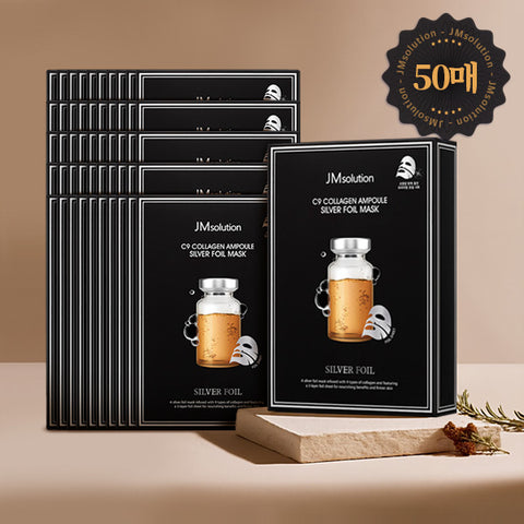 JM Solution C9 Collagen Ampoule Silver Foil Mask 35ml 10P (5 Pack)