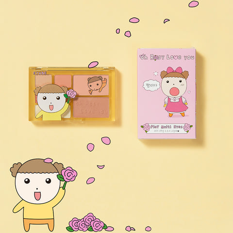ETUDE Maru-neun Gangjwi Play Multi Eyes 7.5g + Overglowy Tint 3g 2-Piece Set