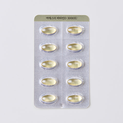 Esther Formula Vitamin D 3000 IU (300 mg) 30 Capsules 10-Pack