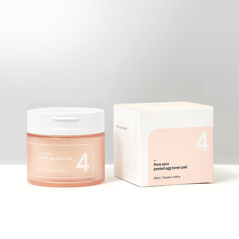 numbuzin No.4 Pore Zero Peeled Egg Toner Pad 70P Double Pack