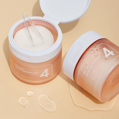 numbuzin No.4 Pore Zero Peeled Egg Toner Pad 70P Double Pack