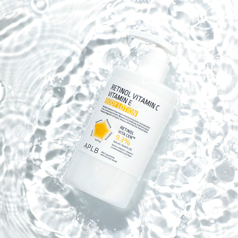 APLB Retinol + Vitamin C & E Body Lotion 300ml (3 Pack) - Unscented