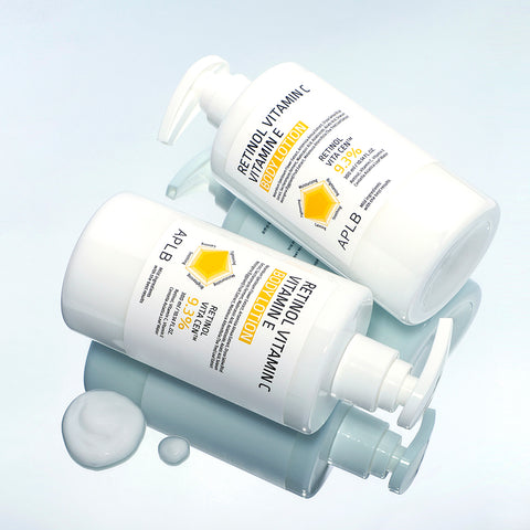 APLB Retinol + Vitamin C & E Body Lotion 300ml (3 Pack) - Unscented
